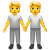 🧑‍🤝‍🧑 people holding hands display on Apple